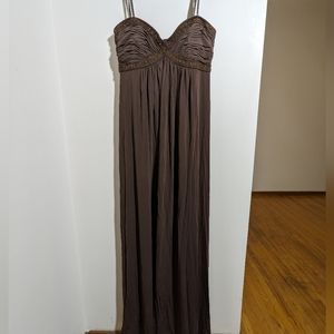 BCBG Strapless beaded gown